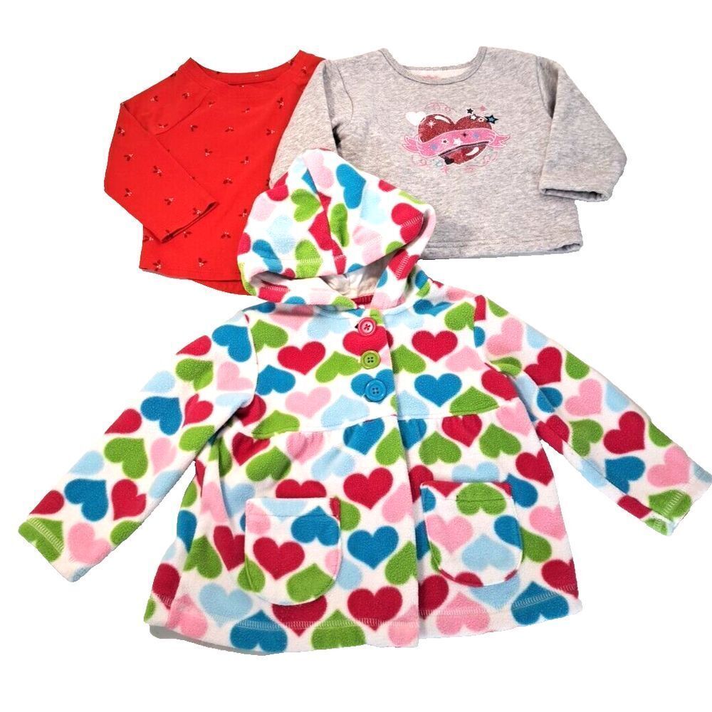 Baby Girl 12 Months Valentinesโ Day Lot